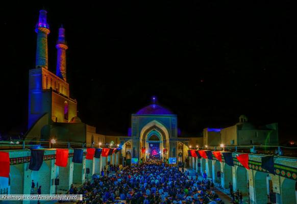 احیای آخرین شب از لیالی قدر در مسجد جامع کبیر یزد