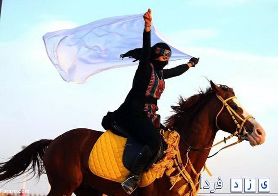 اسب سواری زنان عرب در عربستان برای اولین بار در تصاویر
