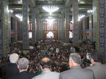 گزارش تصویری سفر دومین نامزد انتخاباتی ریاست جمهوری به استان یزد:میرحسین موسوی در حظیره یزد (3)