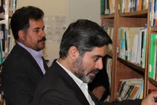 بازدید سرپرست فرمانداری بهاباد از اداره امور كتابخانه های شهرستان