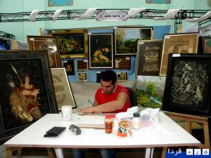 درخشش دانشجویان دانشگاه آزاد اسلامی بافق در نمایشگاه آثار هنری و نماز
