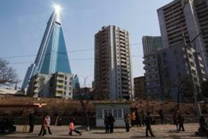 پس از گذشت 2 دهه هتل هرمي کره شمالي ساخته مي‌شود