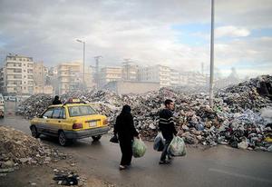 تصویری تاسف‌بار از شهر حلب سوریه 