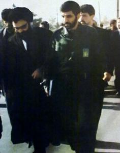  عکس ضرغامی با لباس سپاه در کنار دبیر کل حزب الله