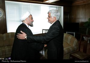 عارف با رئیس جمهور منتخب دیدار کرد 