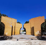 بنای زیبا و معظم یادبود (آرامگاه )وحشی بافقی در مرکز شهر یزد کشف شد!!
