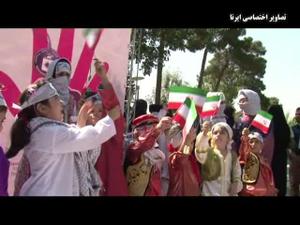 تجمع کودکان یزدی دراعتراض به مصرف بی رویه آب برگزارشد