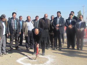  کلنگ خانه بهداشت سید میرزا به زمین زده شد