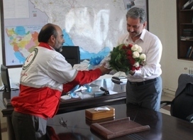 دیدار مدیرعامل هلال احمر استان یزد با رییس سازمان صنعت و تجارت 