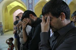 گزارش تصویری مراسم عزاداری در شب شهادت امام جواد (ع) در بافق