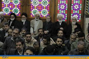 حضور استاندار يزد در مراسم بزرگداشت هشت شهيد گمنام دفاع مقدس در مسجد روضه محمديه