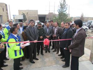 افتتاح مرکز مدیریت حوادث و فوریتهای پزشکی شهرستان خاتم