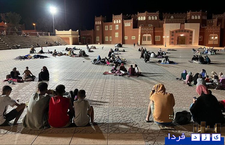 وضعیت مردم پس از زلزله در مراکش
