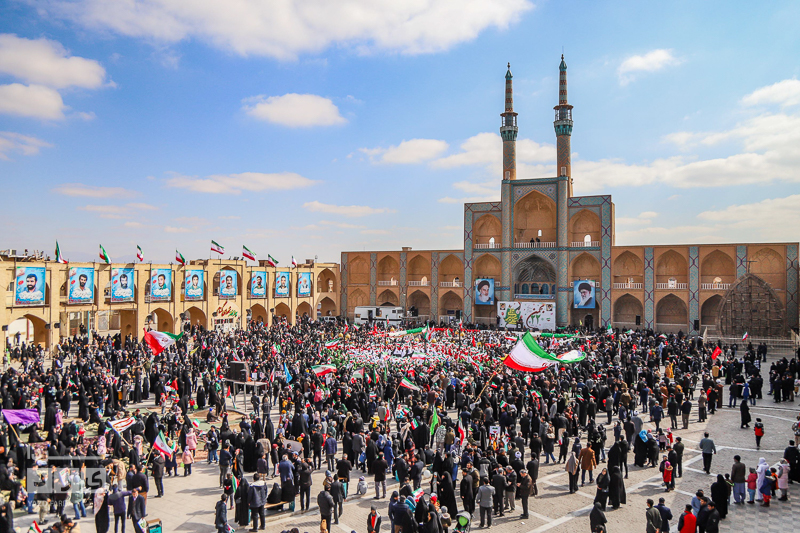 راهپیمایی ۲۲ بهمن در یزد