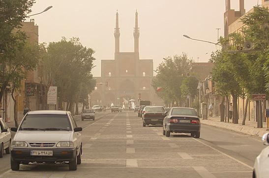 وزش باد نسبتا شدید در استان یزد