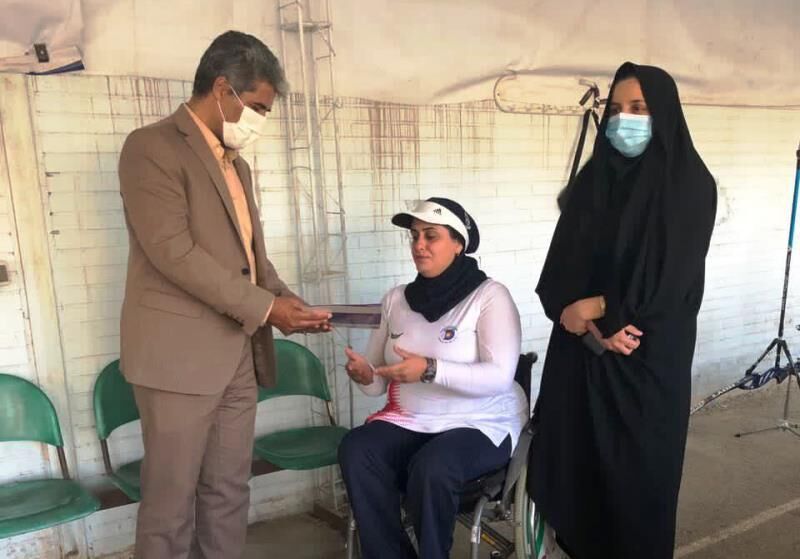 تجلیل از بانوی کماندار یزدی مدال‌آور مسابقات جهانی