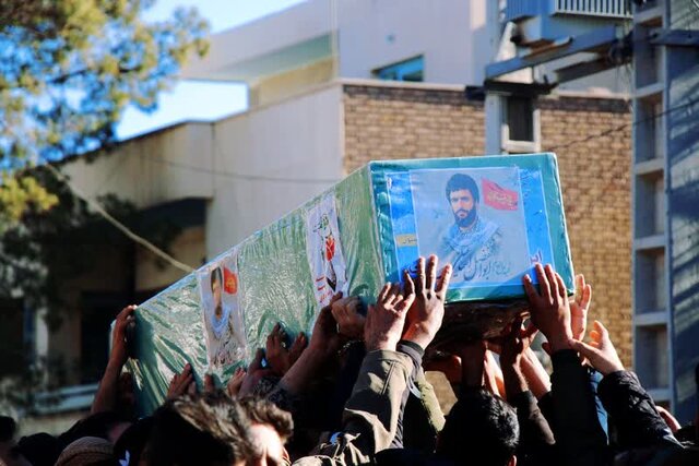 پیکر شهید مدافع حرم در رفسنجان تشییع شد