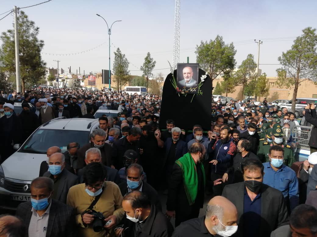 پیکر غلامحسین دشتی به خاک سپرده شد