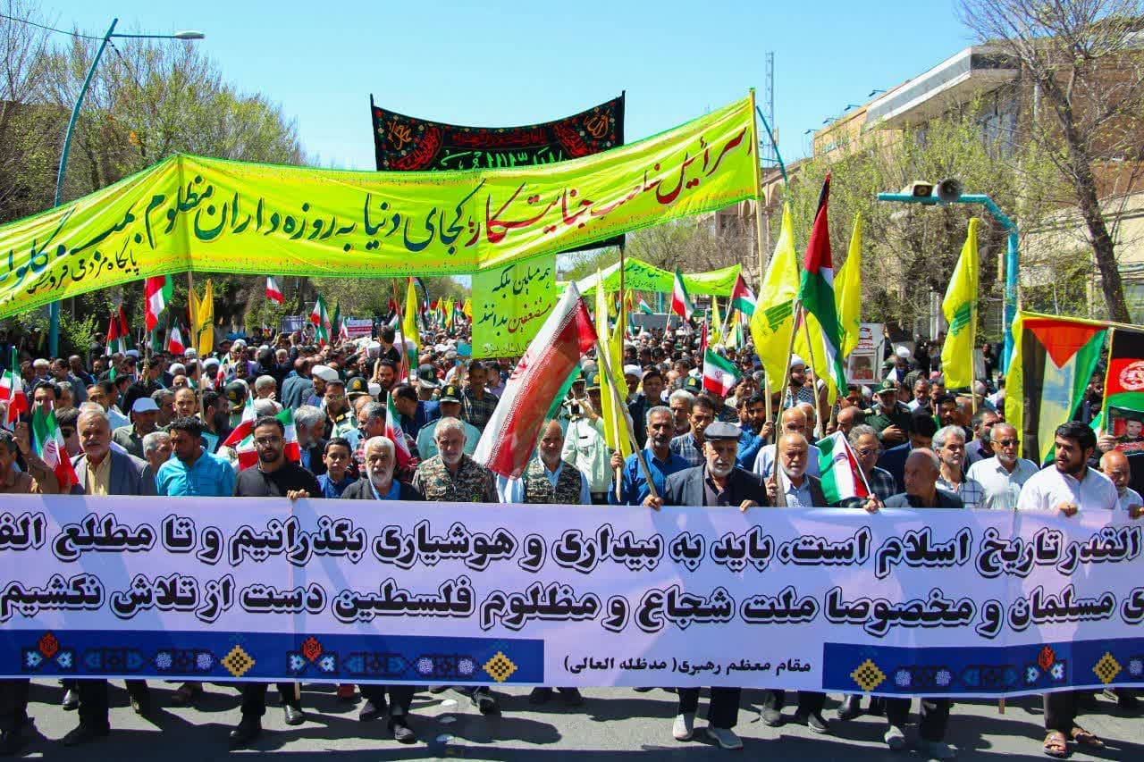 پیام قدردانی استاندار یزد به مناسبت حضور پر شور مردم استان در راهپیمایی روز قدس