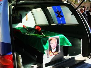 پیکر سیدحسین غضنفری  تشیع و به خاک سپرده شد