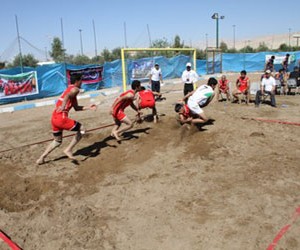 حضور تیم کبدی شهرستان اردکان در مسابقات کبدی ساحلی باشگاههای کشور