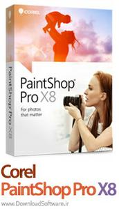 نرم افزار ویرایش حرفه ای تصاویر/Corel PaintShop Pro X8 v18.0.0.124 + UltimatePack