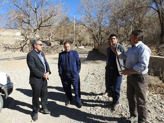 بازدید سرپرست فرمانداری بافق از روستاهای دهستان سبزدشت