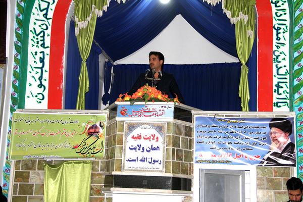 اهم سخنان معاون استاندار و فرماندار ویژه طبس در بین الصلاتین نماز جمعه(۱۳۹۵/۱۱/۱۵)