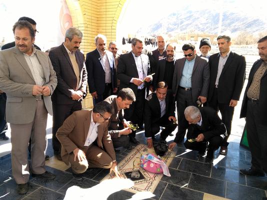 حضور مهندس طلائی در روستای خرو