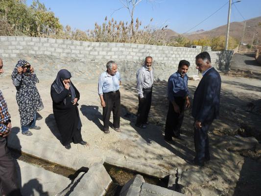 بازديد بخشدار مركزي بافق از روستاهاي دهستان مباركه و سبزدشت