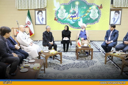 دیدار اسقف اعظم کره جنوبی با امام جمعه یزد