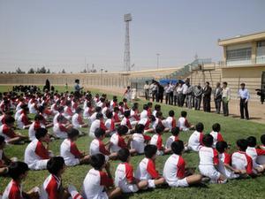 تابش در مراسم افتتاح مدرسه فوتبال شهرستان اردکان سرمایه گذاری در امر ورزش را نباید هزینه تلقی کرد
