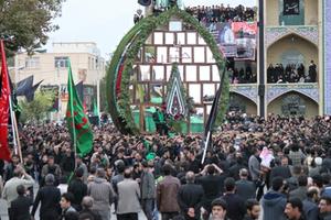 گزارش تصویری مراسم نخل برداری شهرستان مهریز