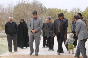 حضور بخشدار گاریزات در جمع اهالی روستای گوراب